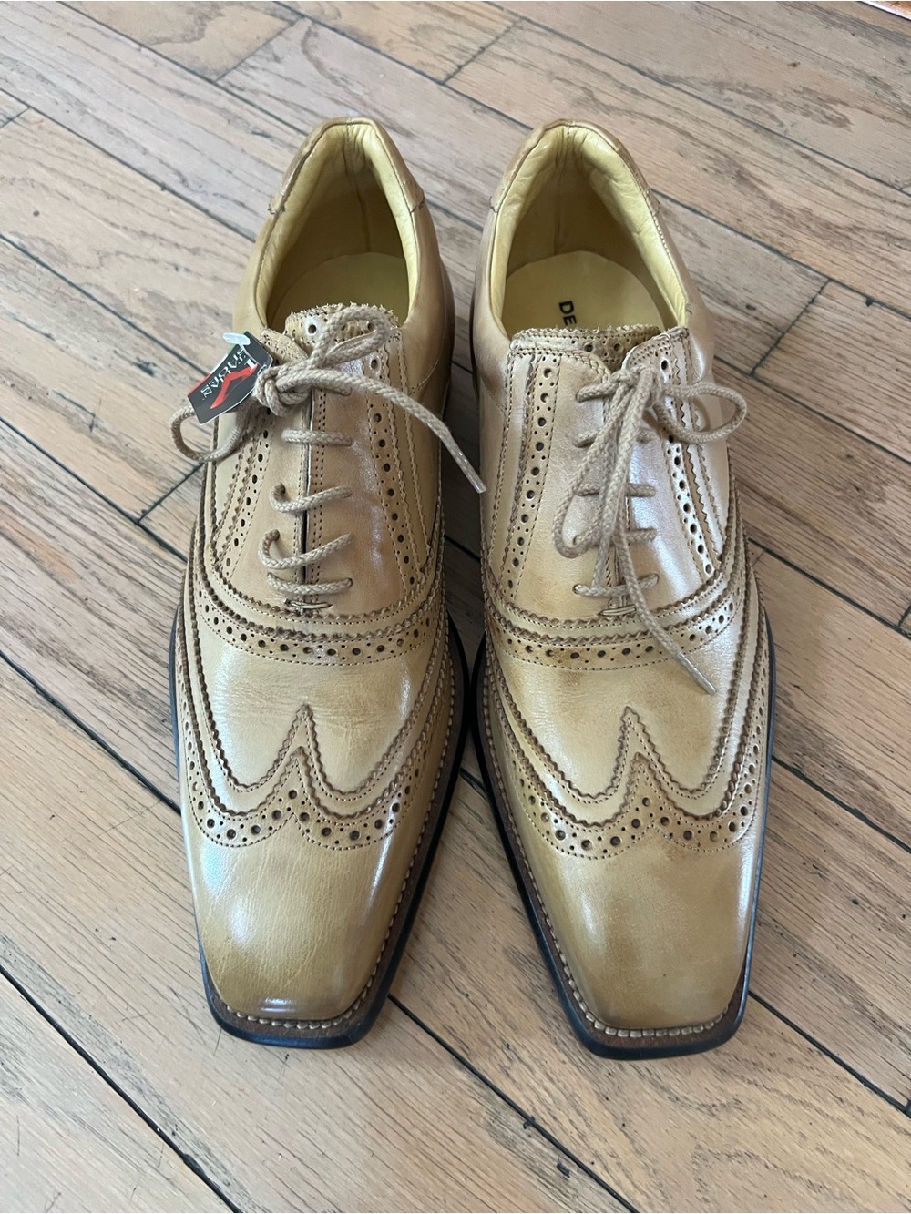 Men's Wingtip Dress Shoes - tan